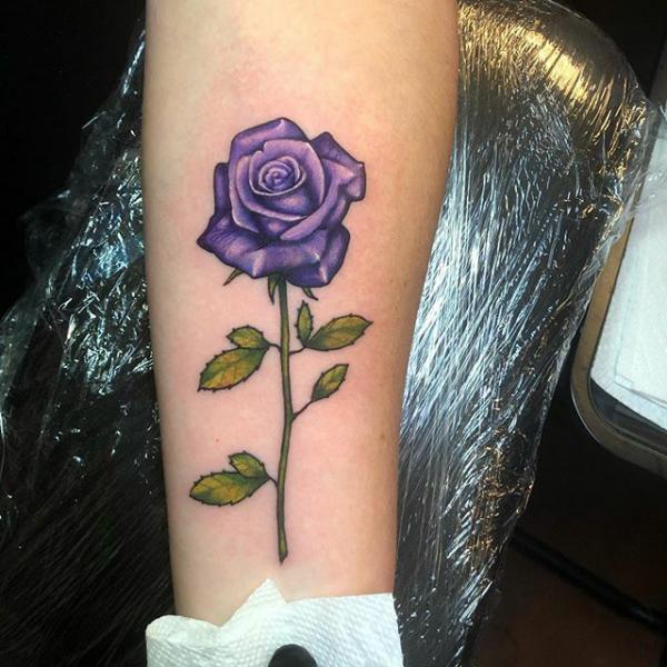 Rose with Stem Tattoo: the Beauty and Symbolism