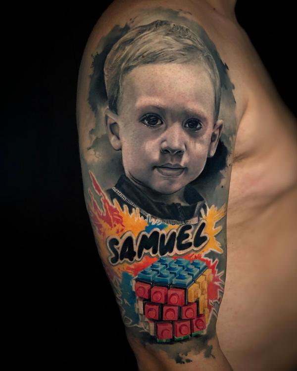 Rubik's Cube Tattoo: A Blend of Complexity and Creativity