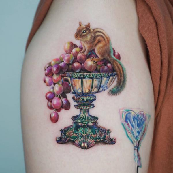 40 Grape Tattoos: A Symbol of Abundance and Prosperity
