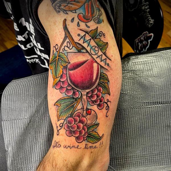 40 Grape Tattoos: A Symbol of Abundance and Prosperity