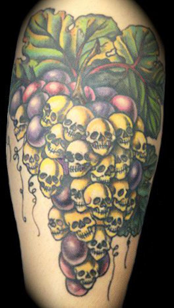 40 Grape Tattoos: A Symbol of Abundance and Prosperity