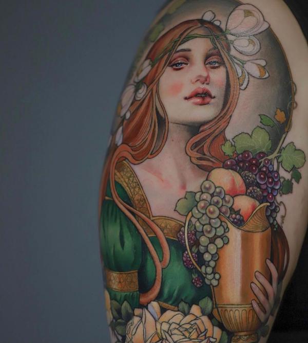 40 Grape Tattoos: A Symbol of Abundance and Prosperity