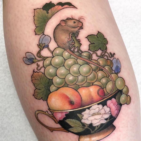 40 Grape Tattoos: A Symbol of Abundance and Prosperity