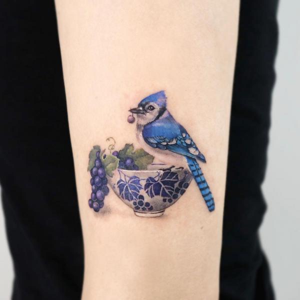 40 Grape Tattoos: A Symbol of Abundance and Prosperity
