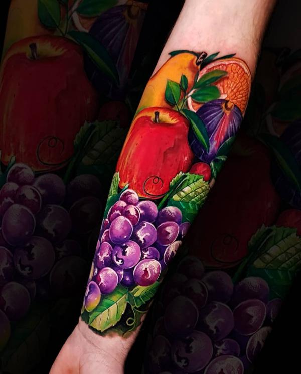 40 Grape Tattoos: A Symbol of Abundance and Prosperity