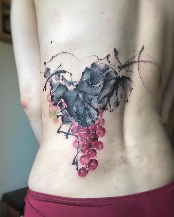 40 Grape Tattoos: A Symbol of Abundance and Prosperity