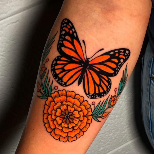 40 Marigold Tattoo Designs with Meaning