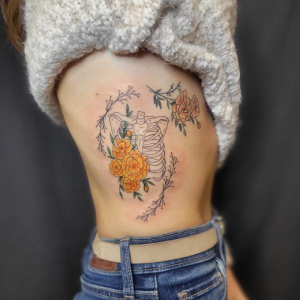 40 Marigold Tattoo Designs with Meaning