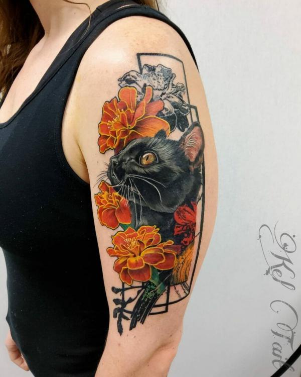 40 Marigold Tattoo Designs with Meaning