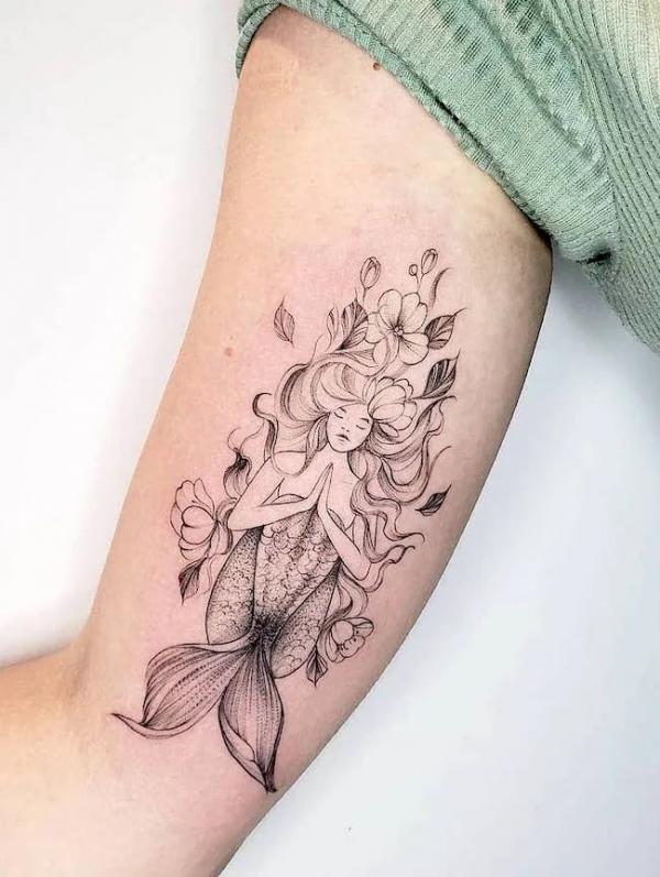 100 Mermaid Tattoo Designs: Meanings and Styles