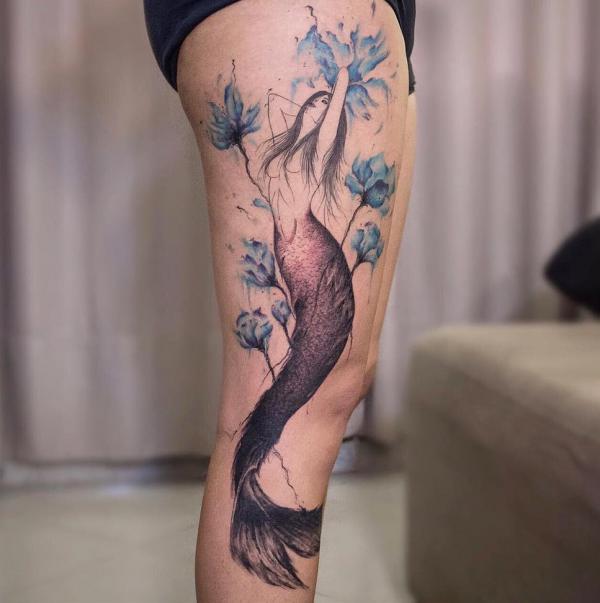 100 Mermaid Tattoo Designs: Meanings and Styles
