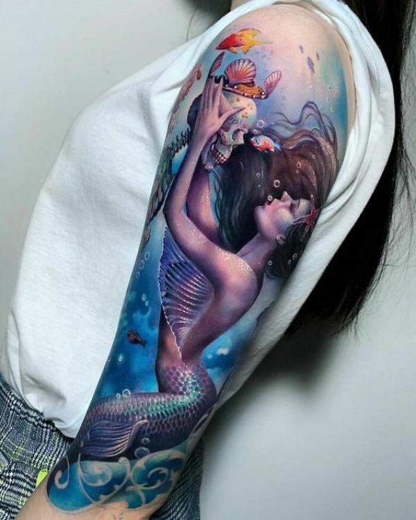 100 Mermaid Tattoo Designs: Meanings and Styles