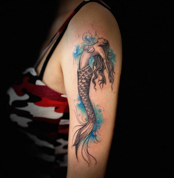 100 Mermaid Tattoo Designs: Meanings and Styles