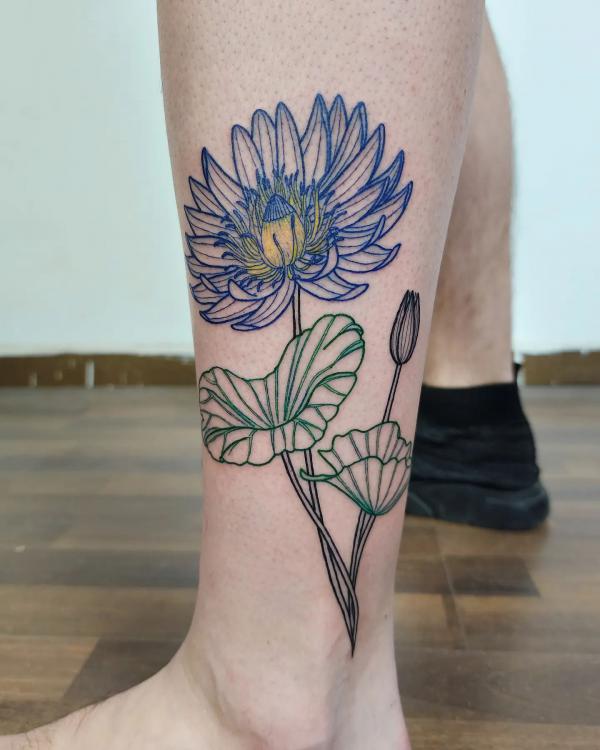 60 Blue Lotus Tattoos: Symbolism, Designs and Meaning