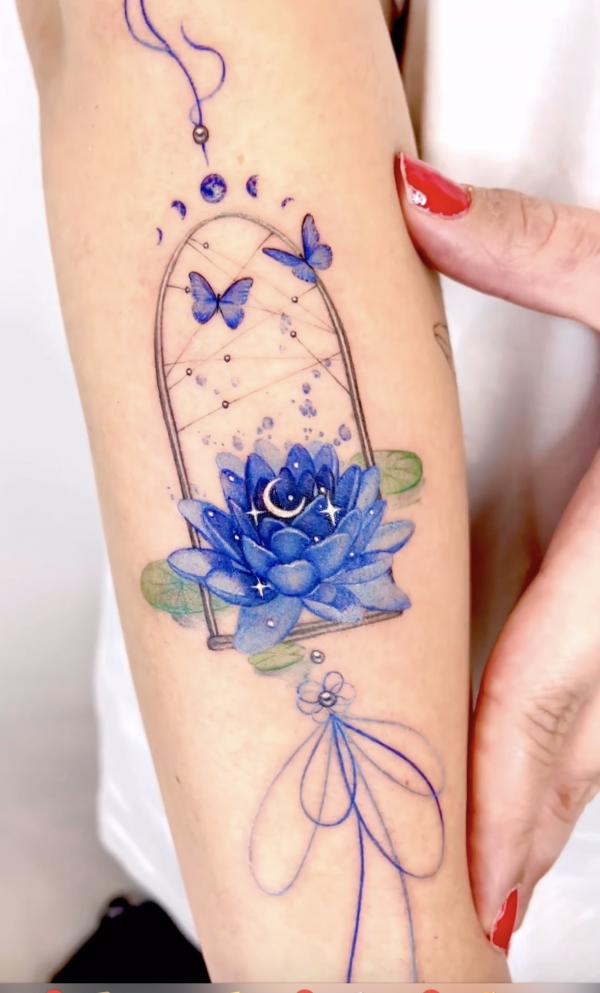 60 Blue Lotus Tattoos: Symbolism, Designs and Meaning