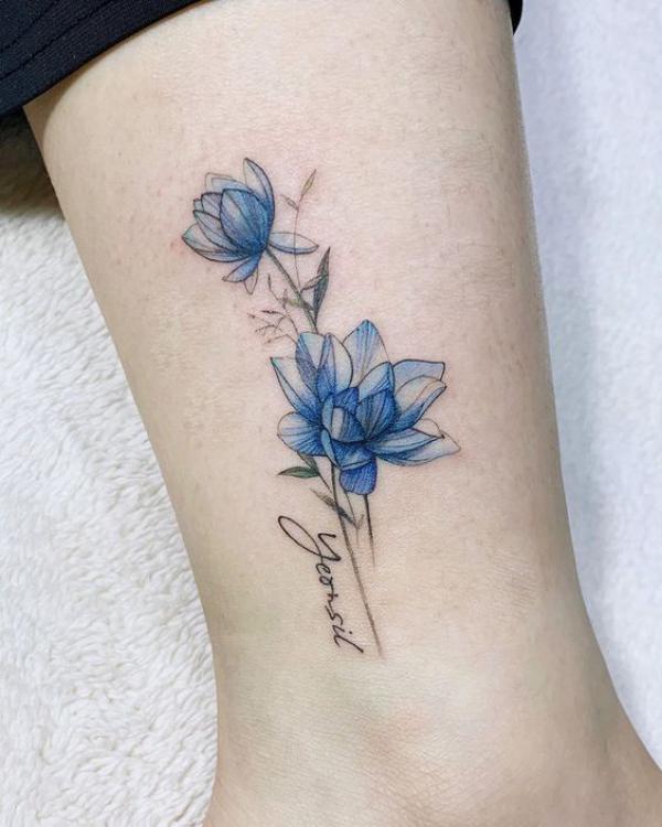 60 Blue Lotus Tattoos: Symbolism, Designs and Meaning