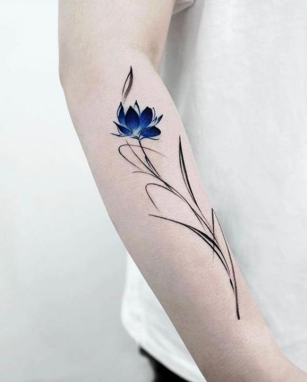 60 Blue Lotus Tattoos: Symbolism, Designs and Meaning