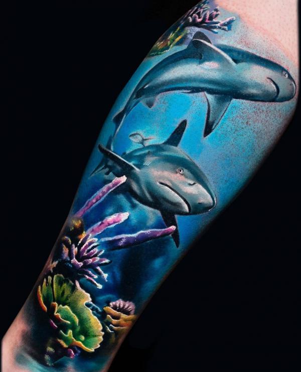 100 Inspiring Shark Tattoos with Meaning
