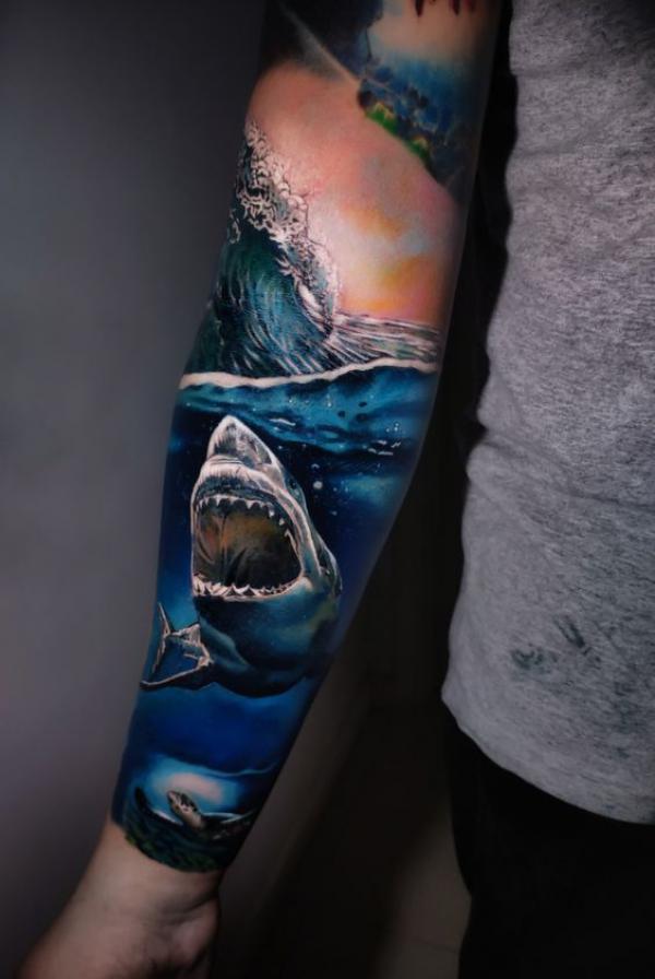 100 Inspiring Shark Tattoos with Meaning