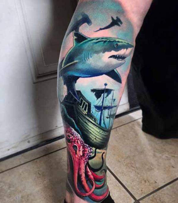 100 Inspiring Shark Tattoos with Meaning