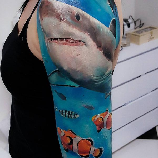 100 Inspiring Shark Tattoos with Meaning