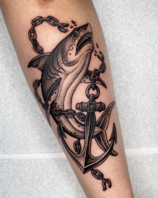 100 Inspiring Shark Tattoos with Meaning