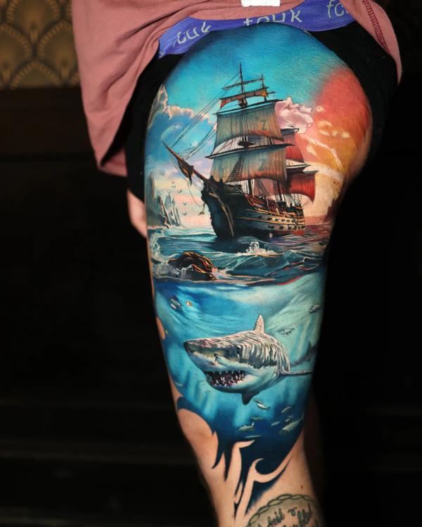 100 Inspiring Shark Tattoos with Meaning