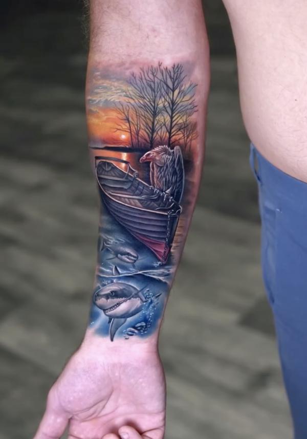 100 Inspiring Shark Tattoos with Meaning