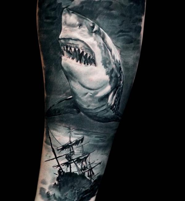 100 Inspiring Shark Tattoos with Meaning