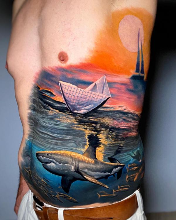 100 Inspiring Shark Tattoos with Meaning
