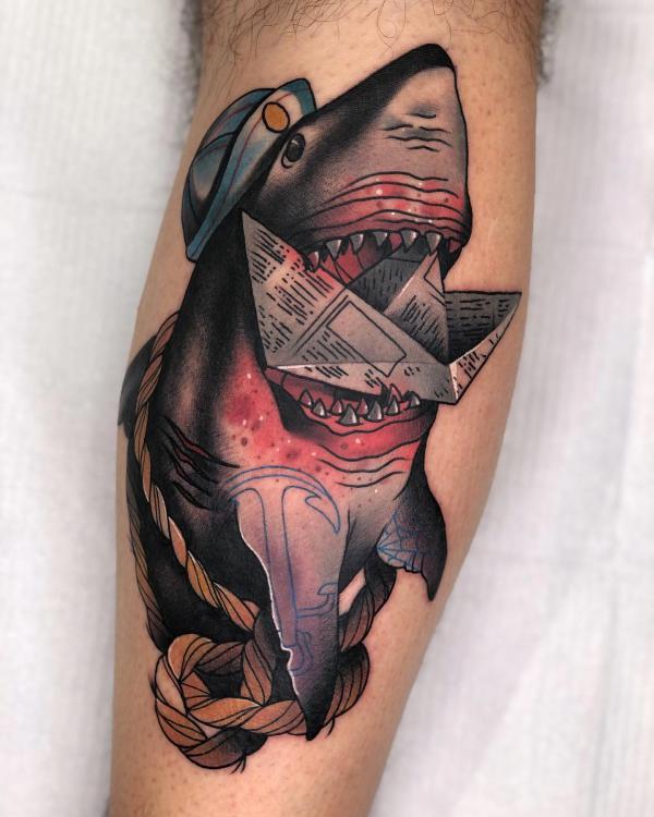100 Inspiring Shark Tattoos with Meaning