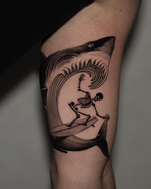 100 Inspiring Shark Tattoos with Meaning