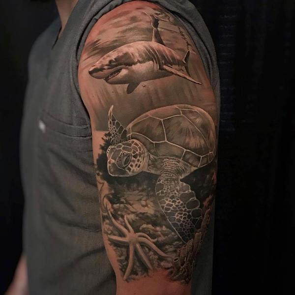 100 Inspiring Shark Tattoos with Meaning