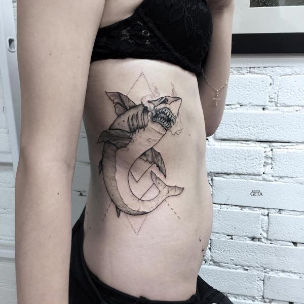 100 Inspiring Shark Tattoos with Meaning