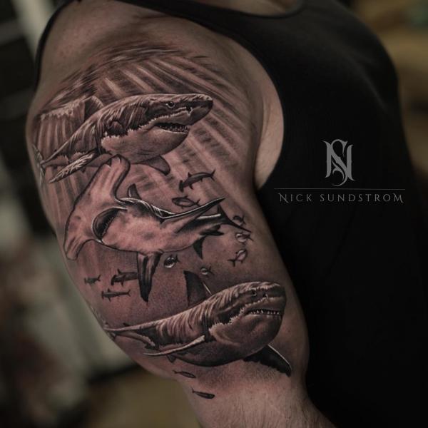 100 Inspiring Shark Tattoos with Meaning