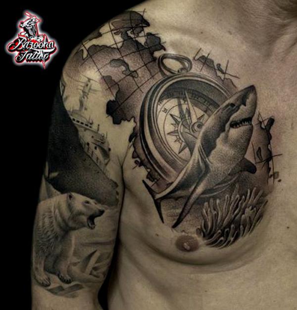 100 Inspiring Shark Tattoos with Meaning