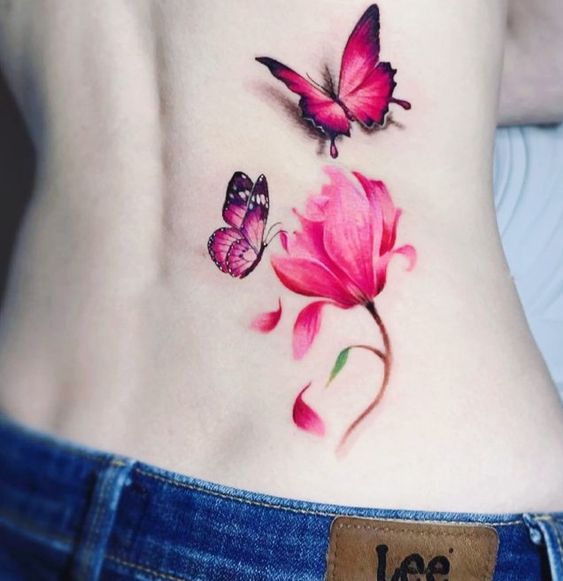 30 Red Butterfly Tattoo Designs with Meaning