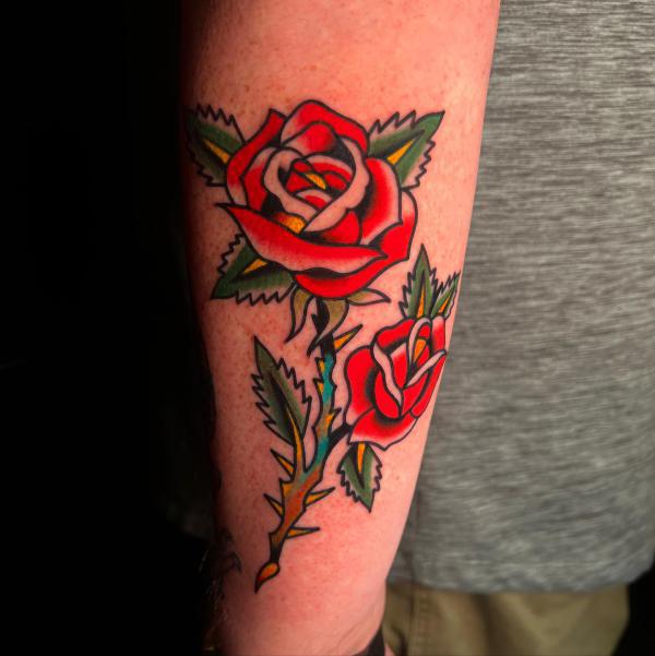 40 Rose with Thorns Tattoos with Meaning
