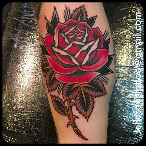 40 Rose with Thorns Tattoos with Meaning