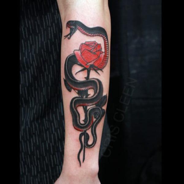 40 Rose with Thorns Tattoos with Meaning