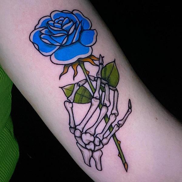 40 Rose with Thorns Tattoos with Meaning