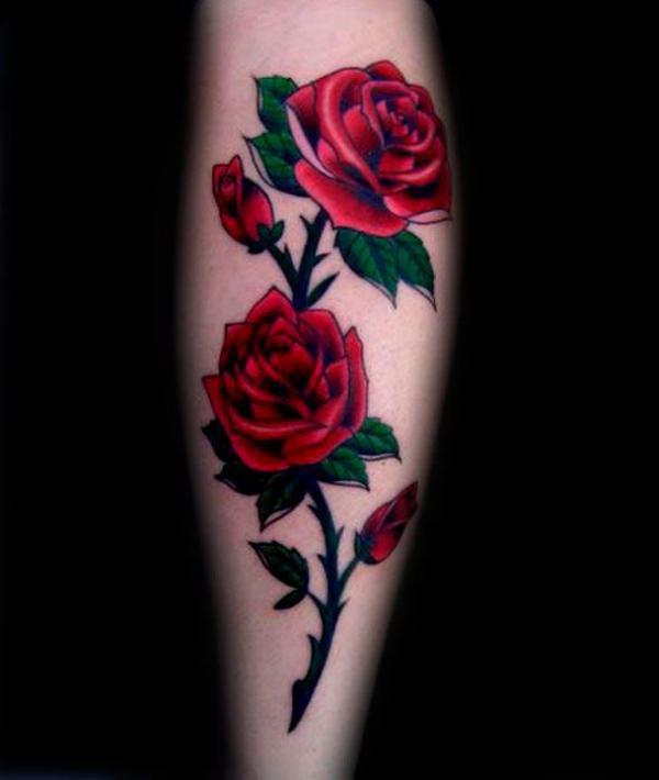 40 Rose with Thorns Tattoos with Meaning