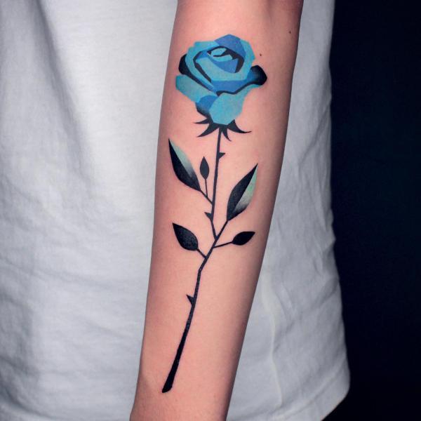 40 Rose with Thorns Tattoos with Meaning