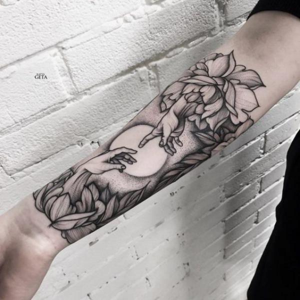 70 Artistic Creation of Adam Tattoos with Meanings