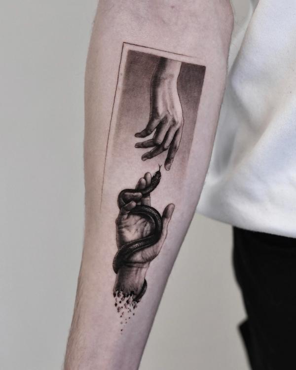 70 Artistic Creation of Adam Tattoos with Meanings