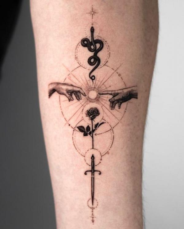 70 Artistic Creation of Adam Tattoos with Meanings