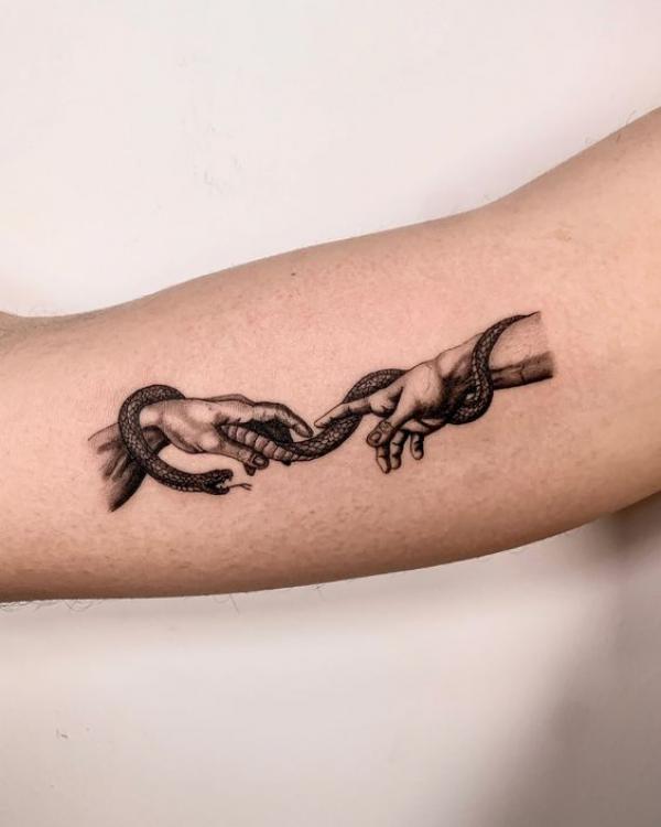 70 Artistic Creation of Adam Tattoos with Meanings