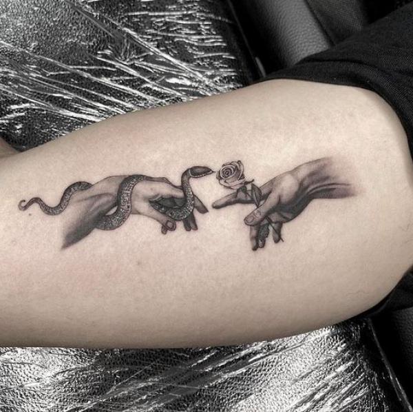 70 Artistic Creation of Adam Tattoos with Meanings