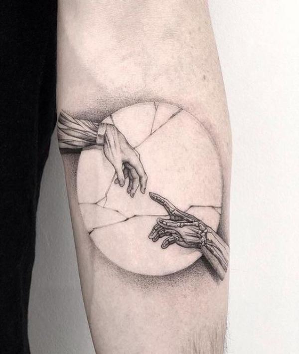 70 Artistic Creation of Adam Tattoos with Meanings