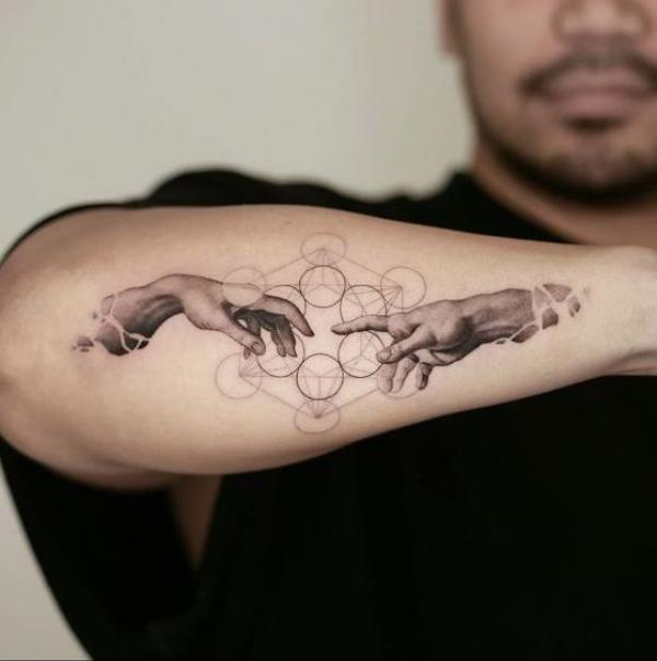 70 Artistic Creation of Adam Tattoos with Meanings